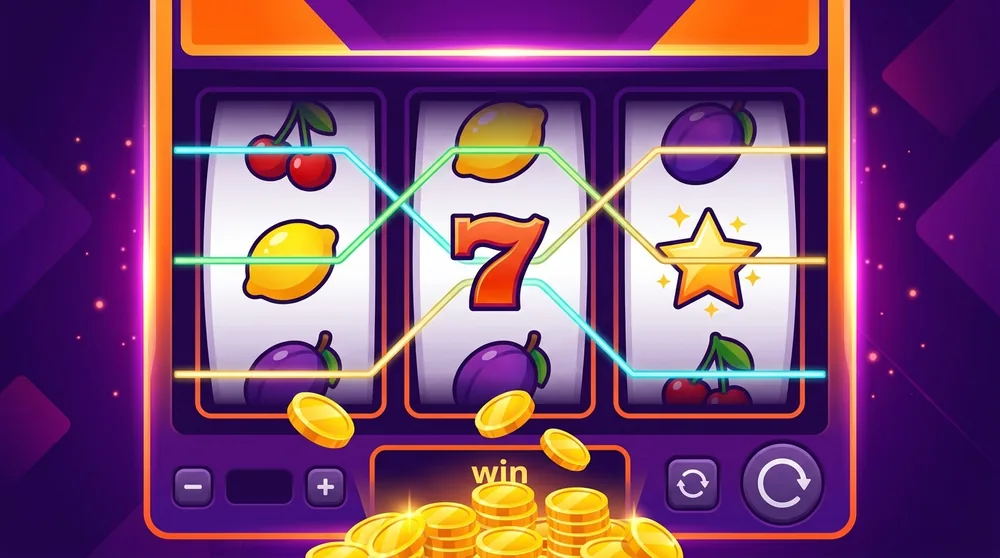 Milyar.com casino oyunları arasında yer alan slot makinesi arayüzü